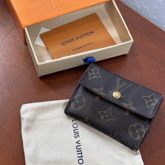 Authentic Louis Vuitton Monogram Mini Wallet Card Holder - Picture 1 of 7